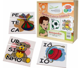 Quebra Cabeça Silábico Brinquedos Editora Fundamental